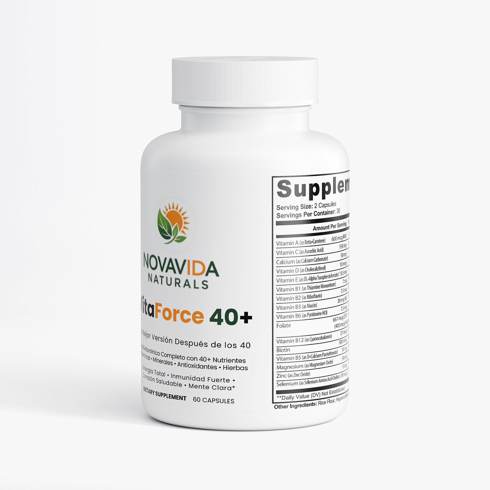 VitaForce 40+ - Multivitamínico Premium